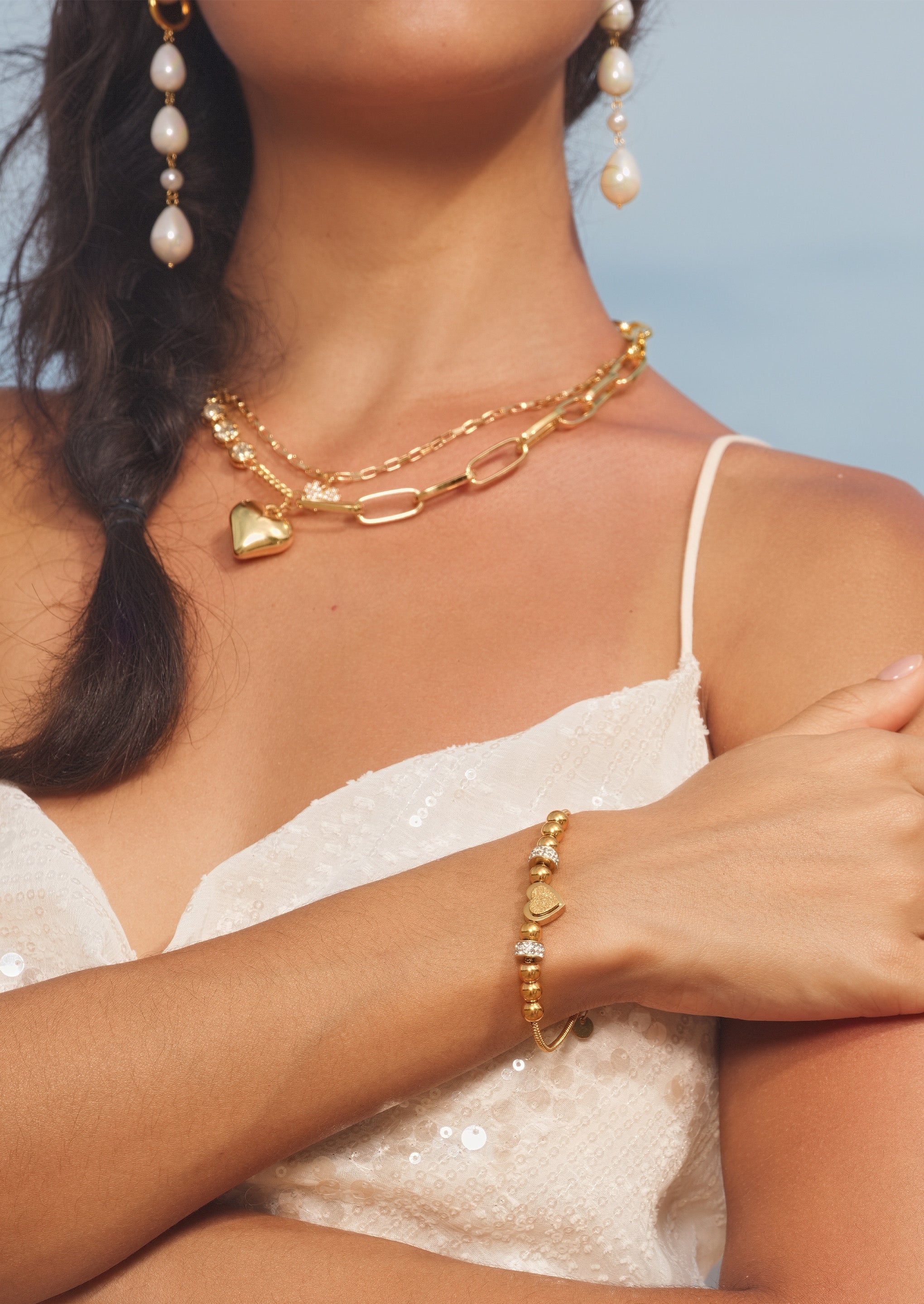 Heart Beaded Bracelet