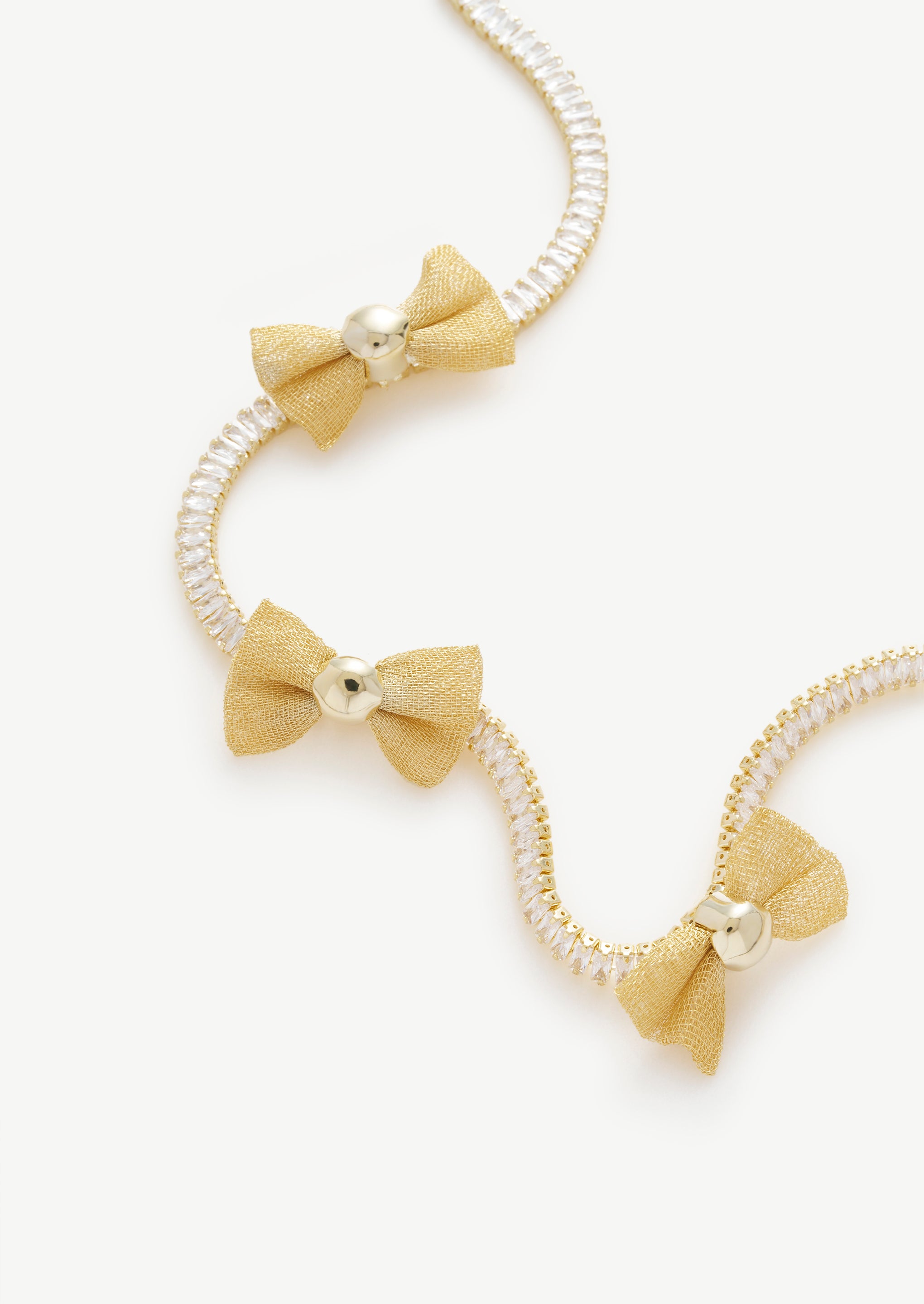 Bow Sparkle Necklace