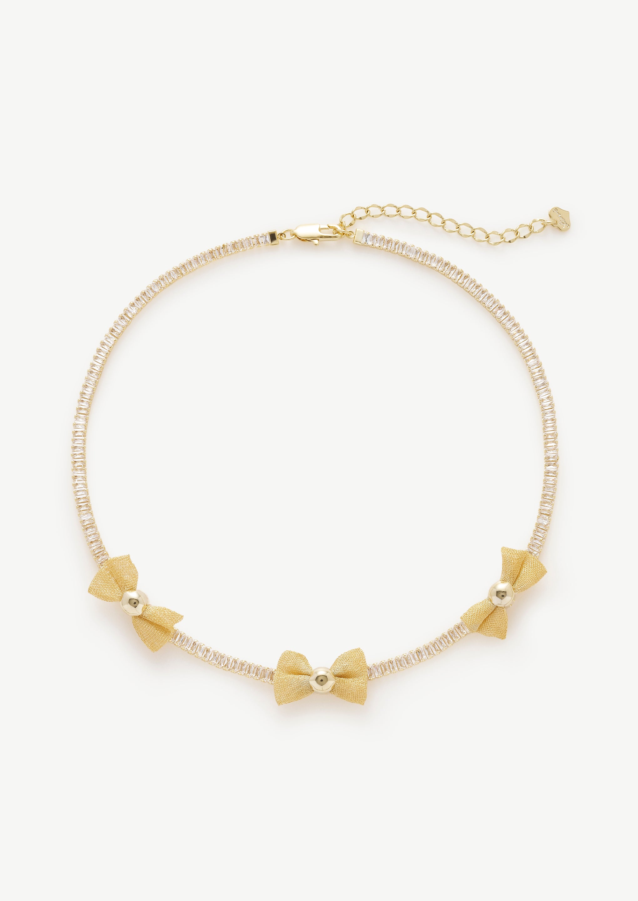 Bow Sparkle Necklace