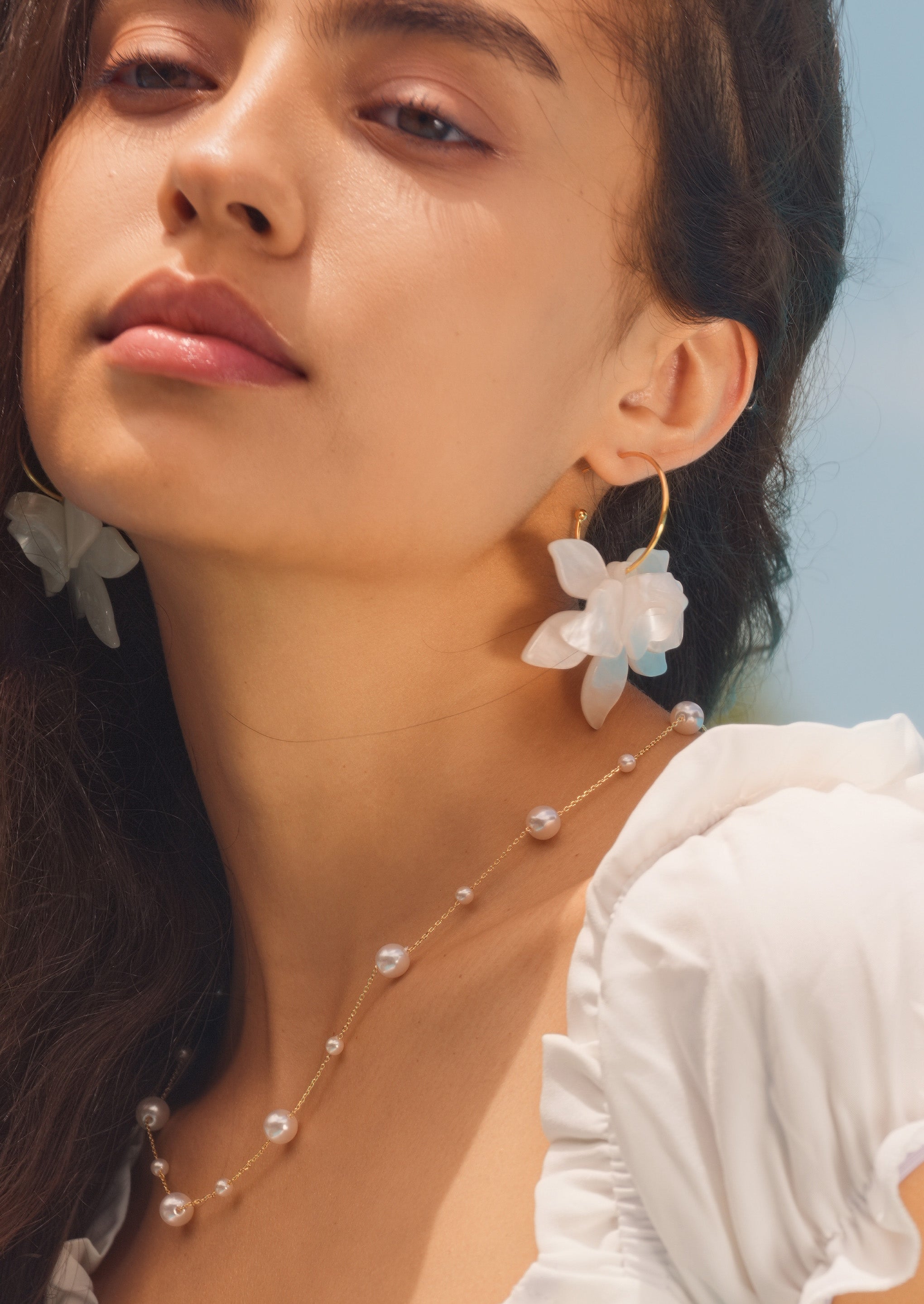 Blossom Hoop Earrings