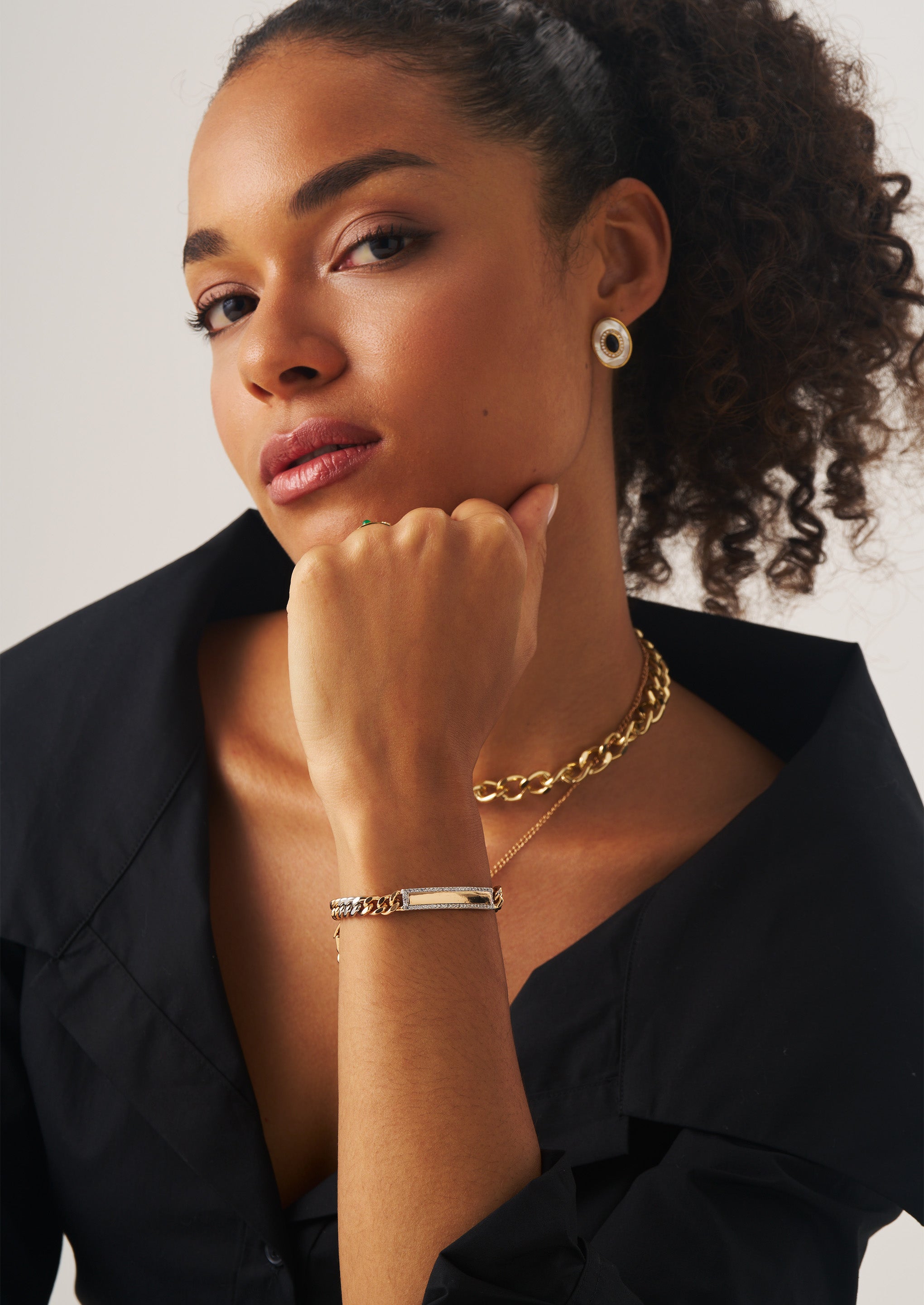 Mixed Bar Chain Bracelet