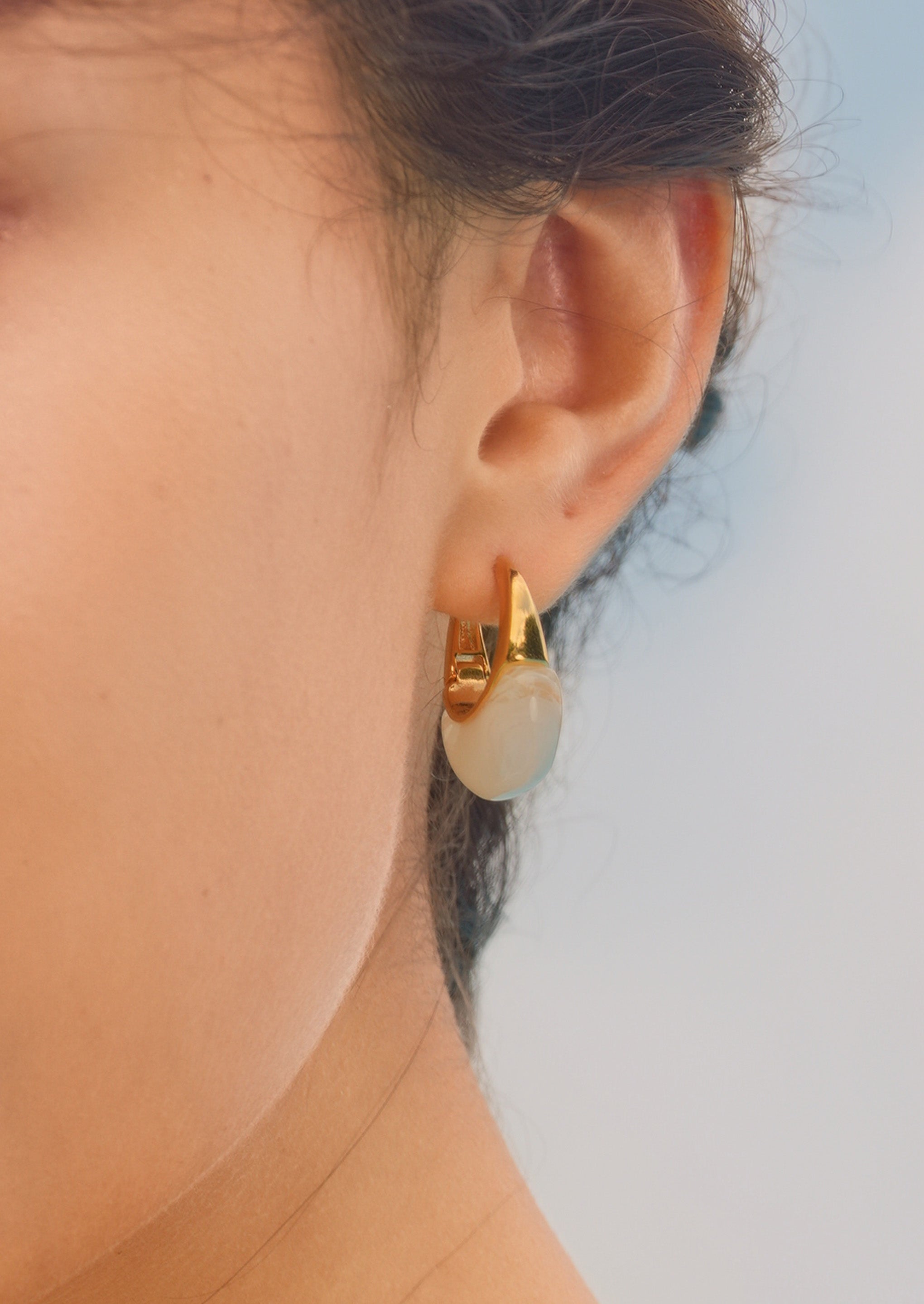 Waterdrop Hoop Earrings