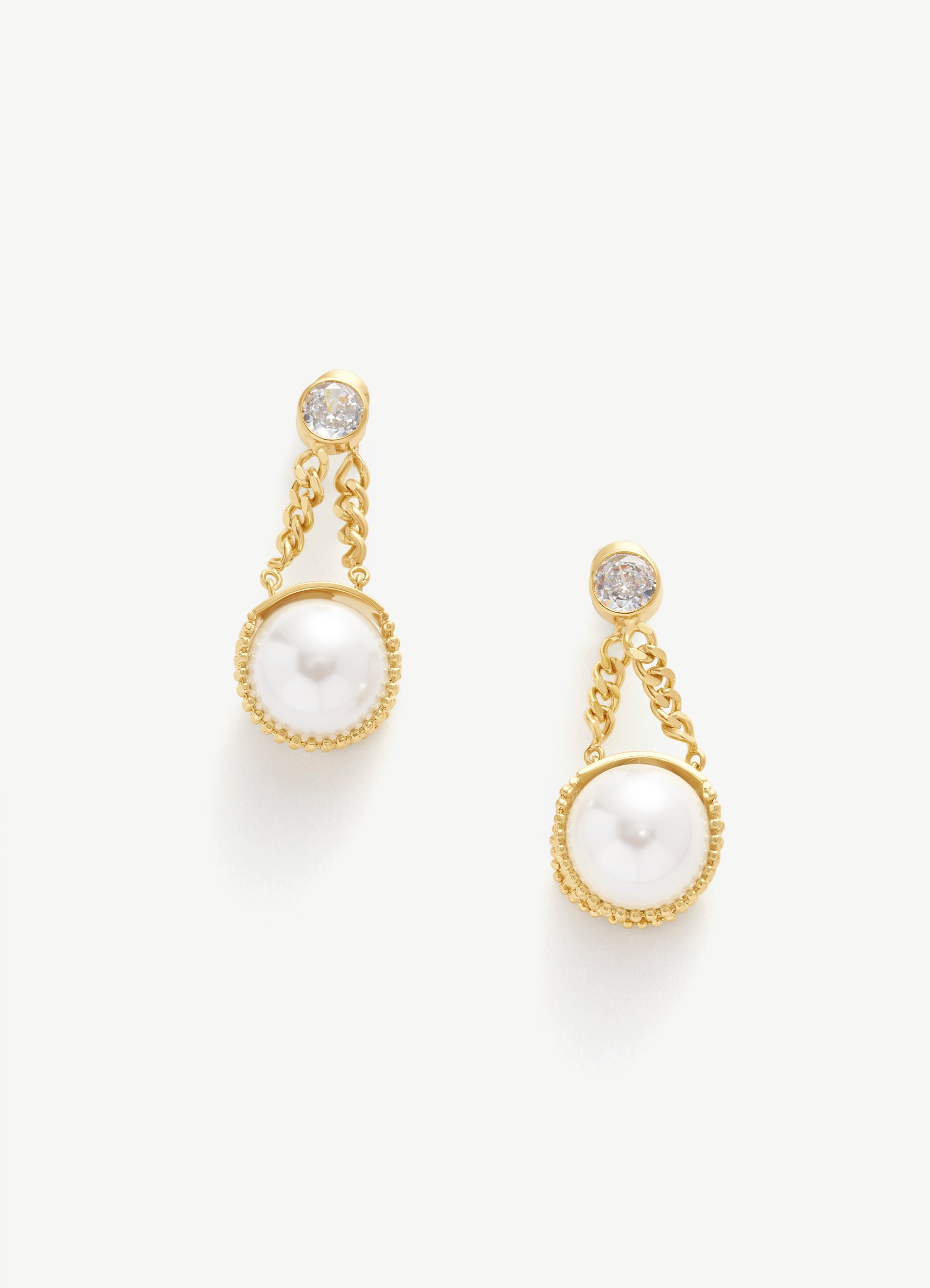 Pearl Dangle Drop Earrings
