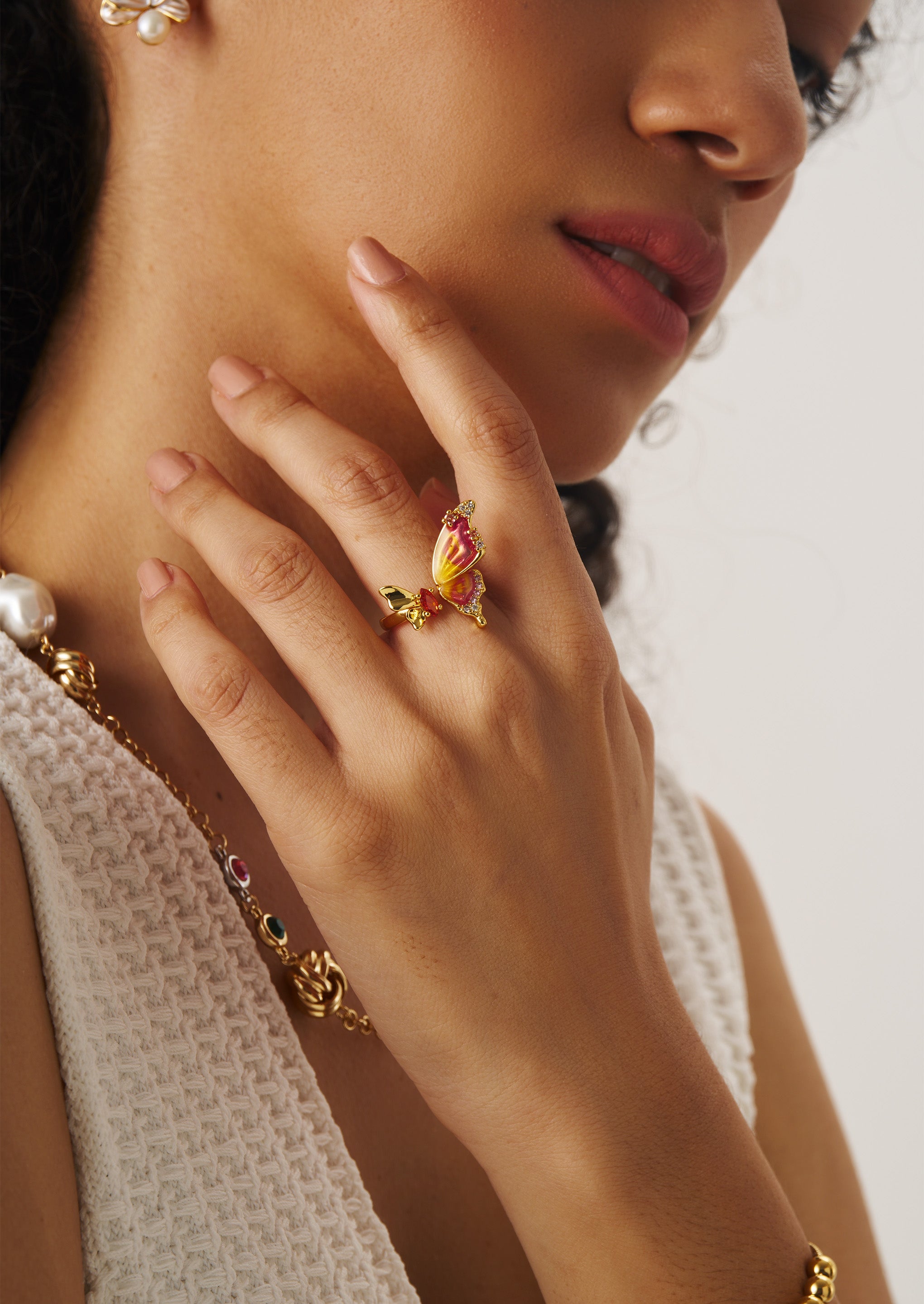 Butterfly Asymmetry Ring