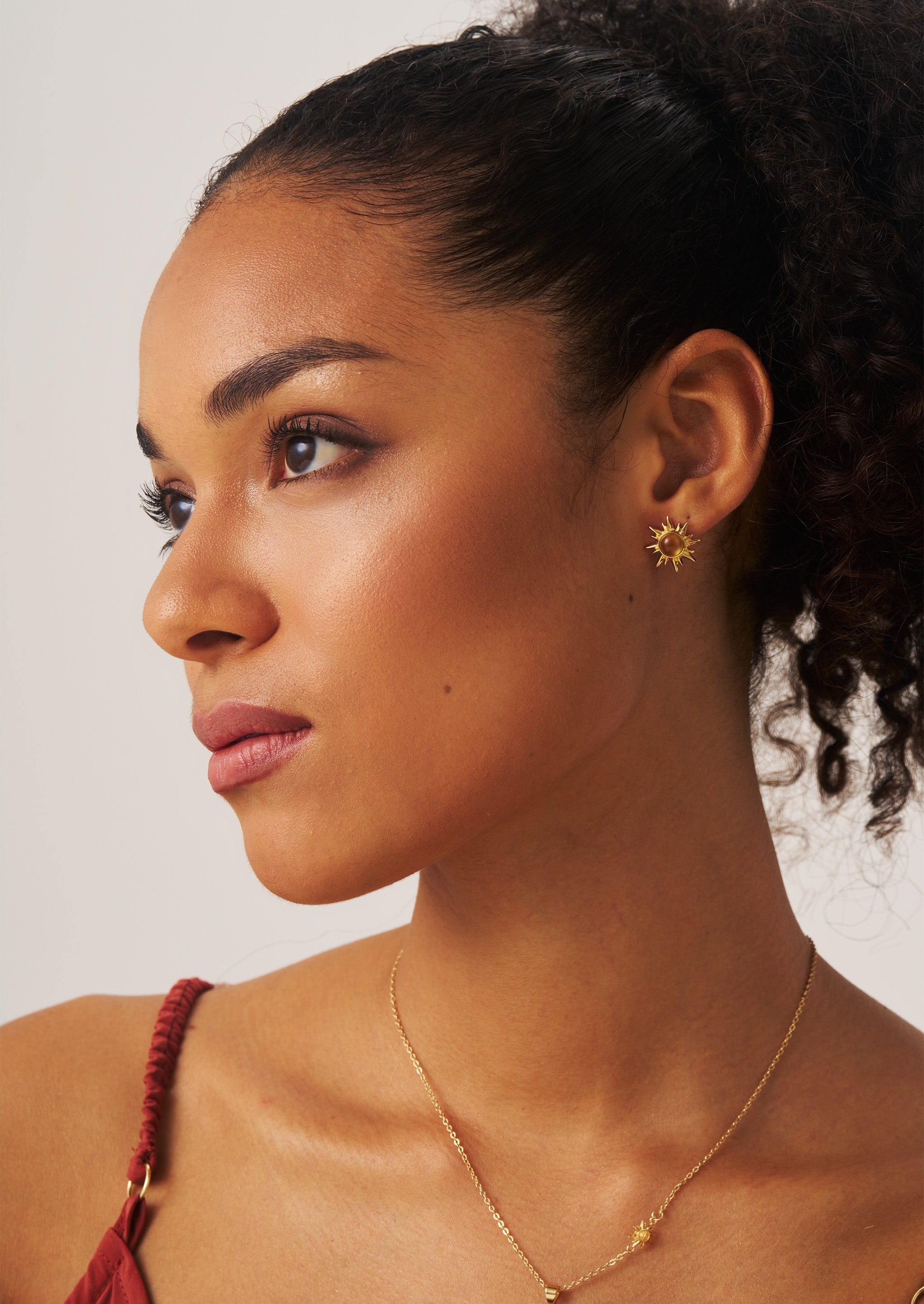 Star Moon Asymmetric Earrings