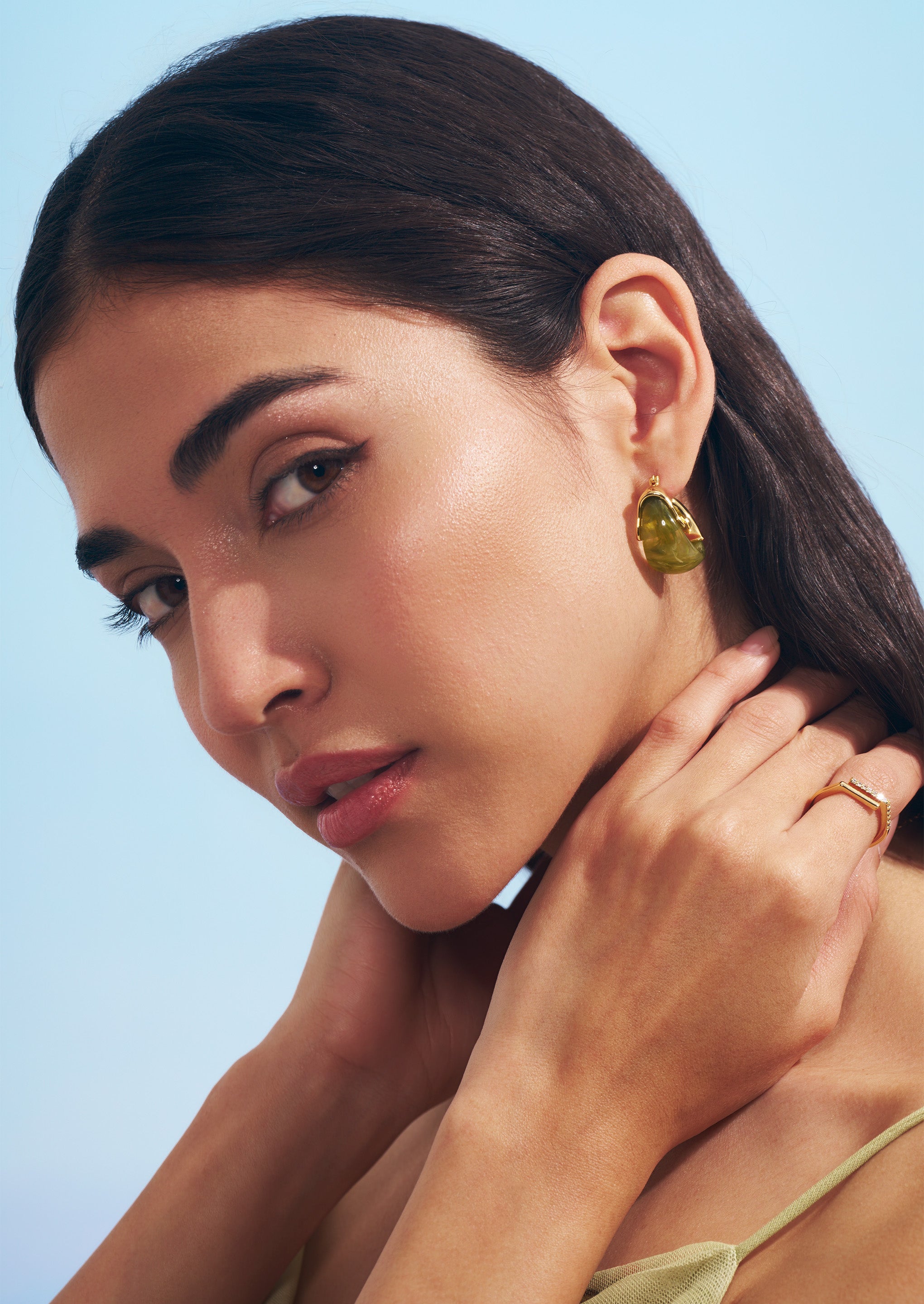 Sculptural Hoop Earrings