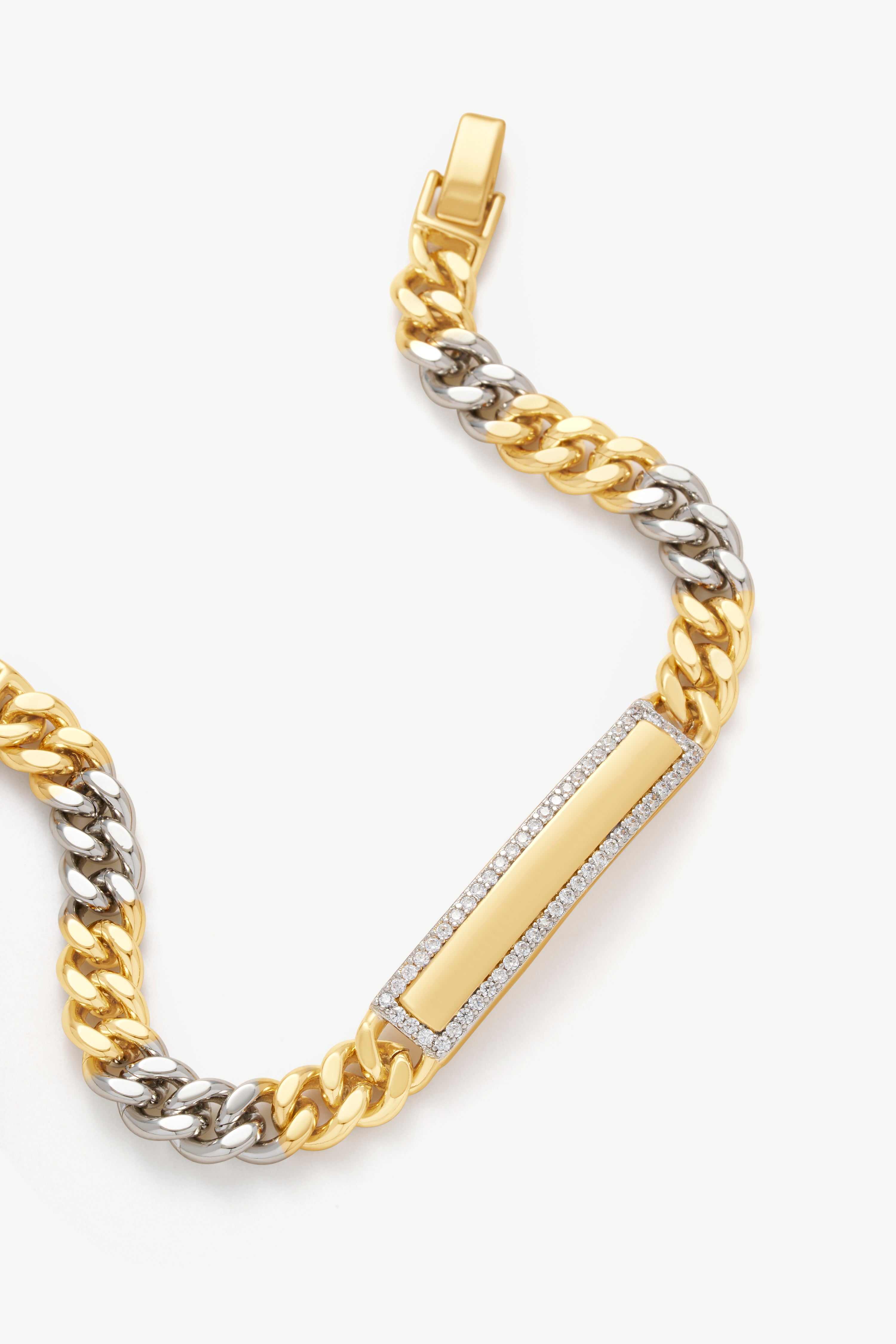 Mixed Bar Chain Bracelet