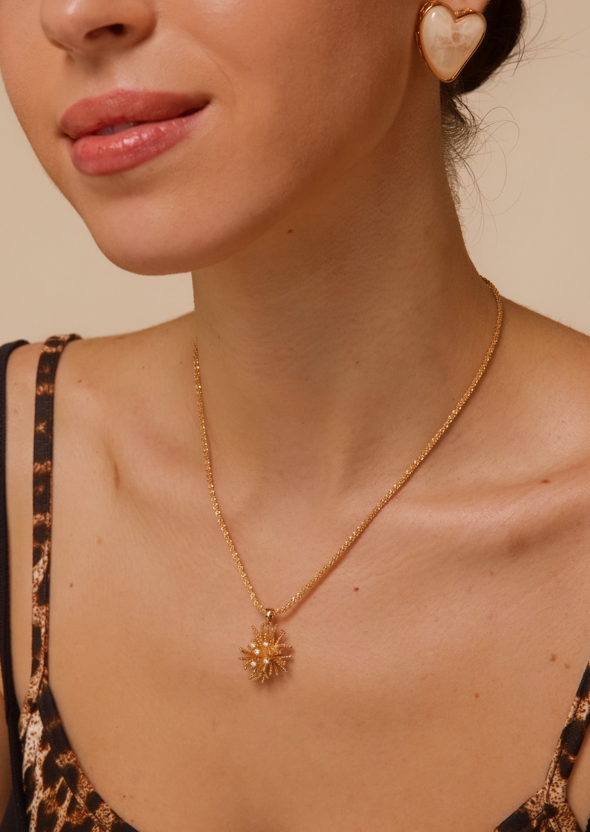 Stellar Starburst Pendant Necklace