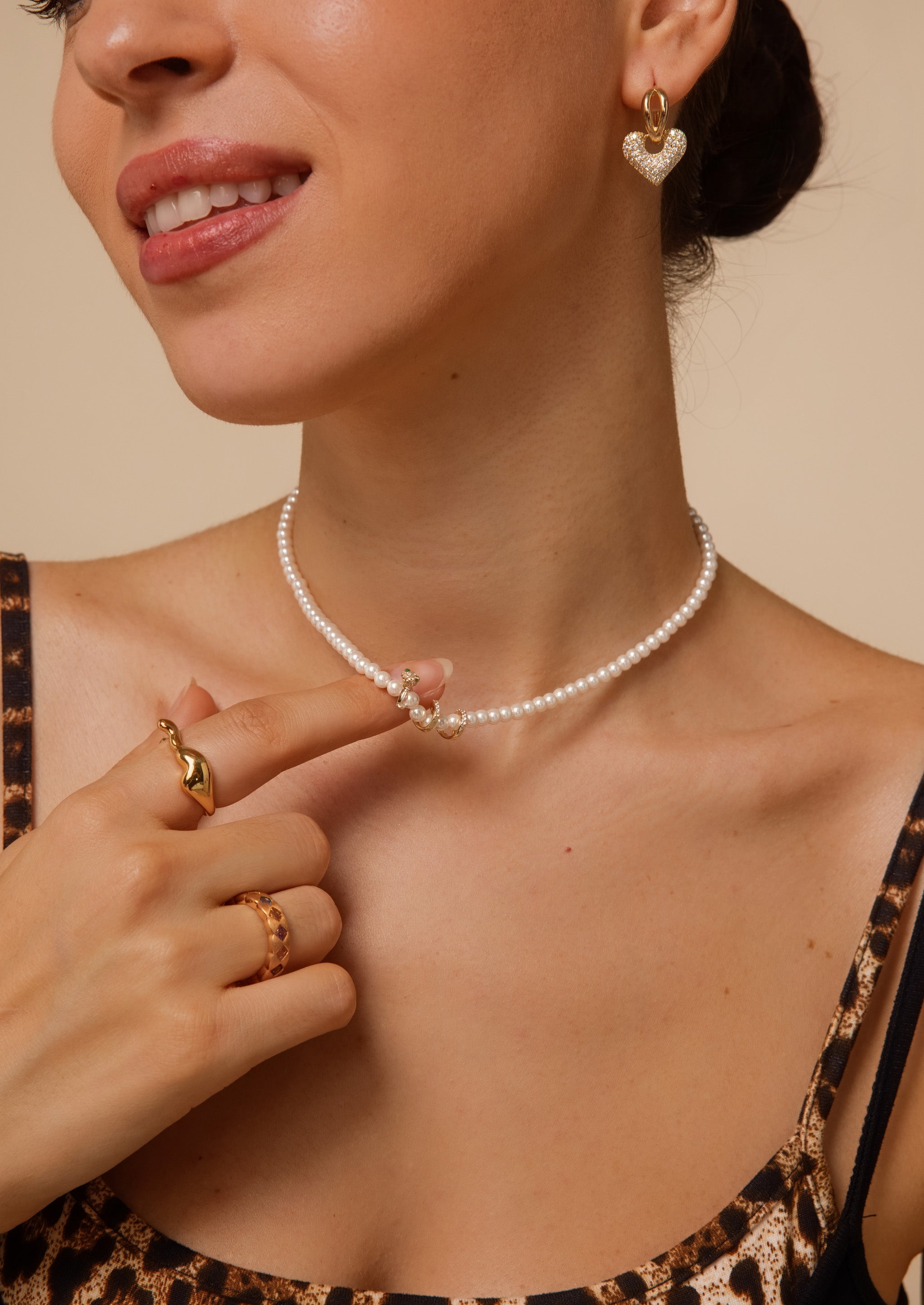 Serpent Pearl Necklace