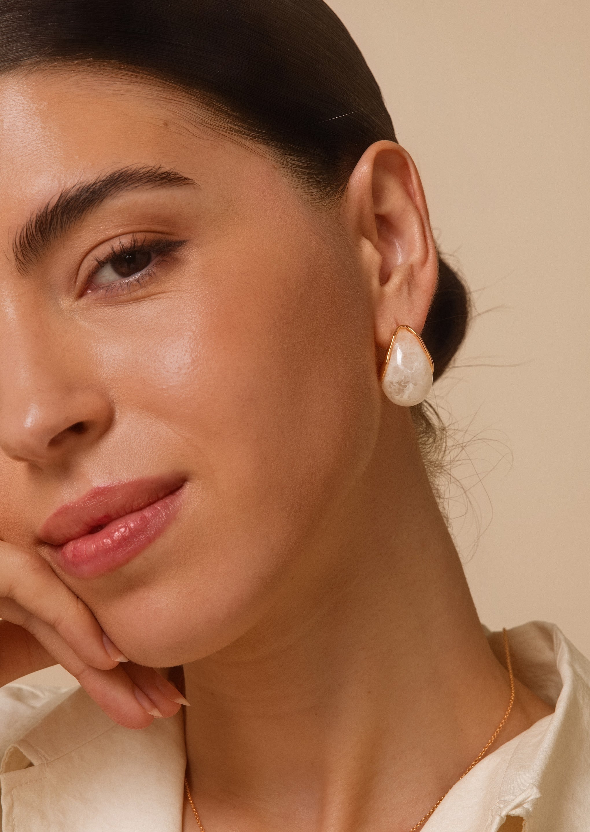 Teardrop Hoop Earrings