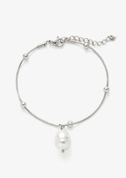 Marine Pearl Charm Bracelet