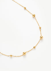 Gold Beaded Necklace