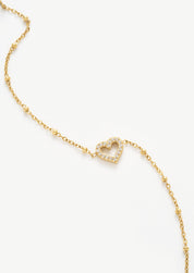 Pavé Heart Bracelet