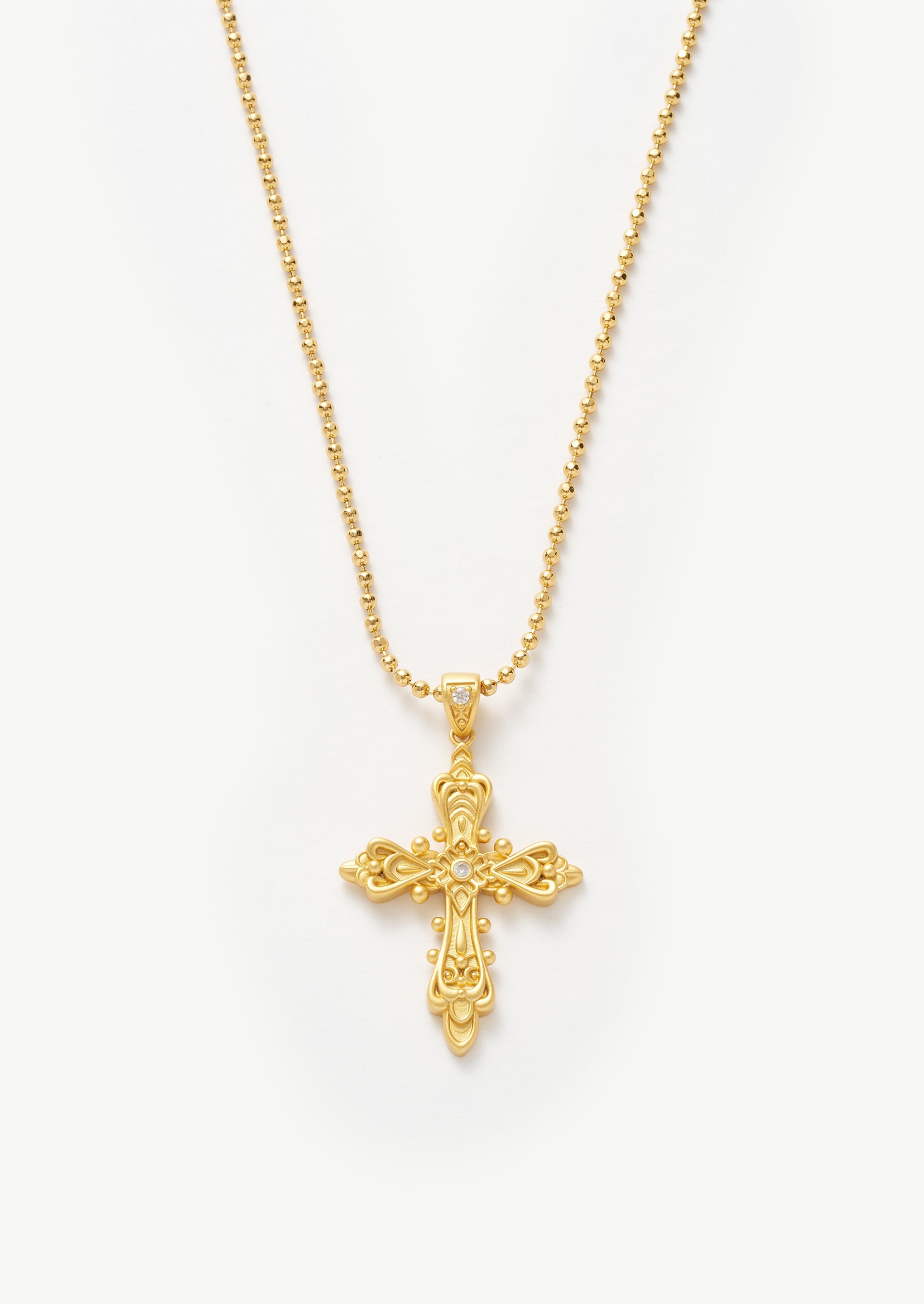 Beaded Cross Necklace