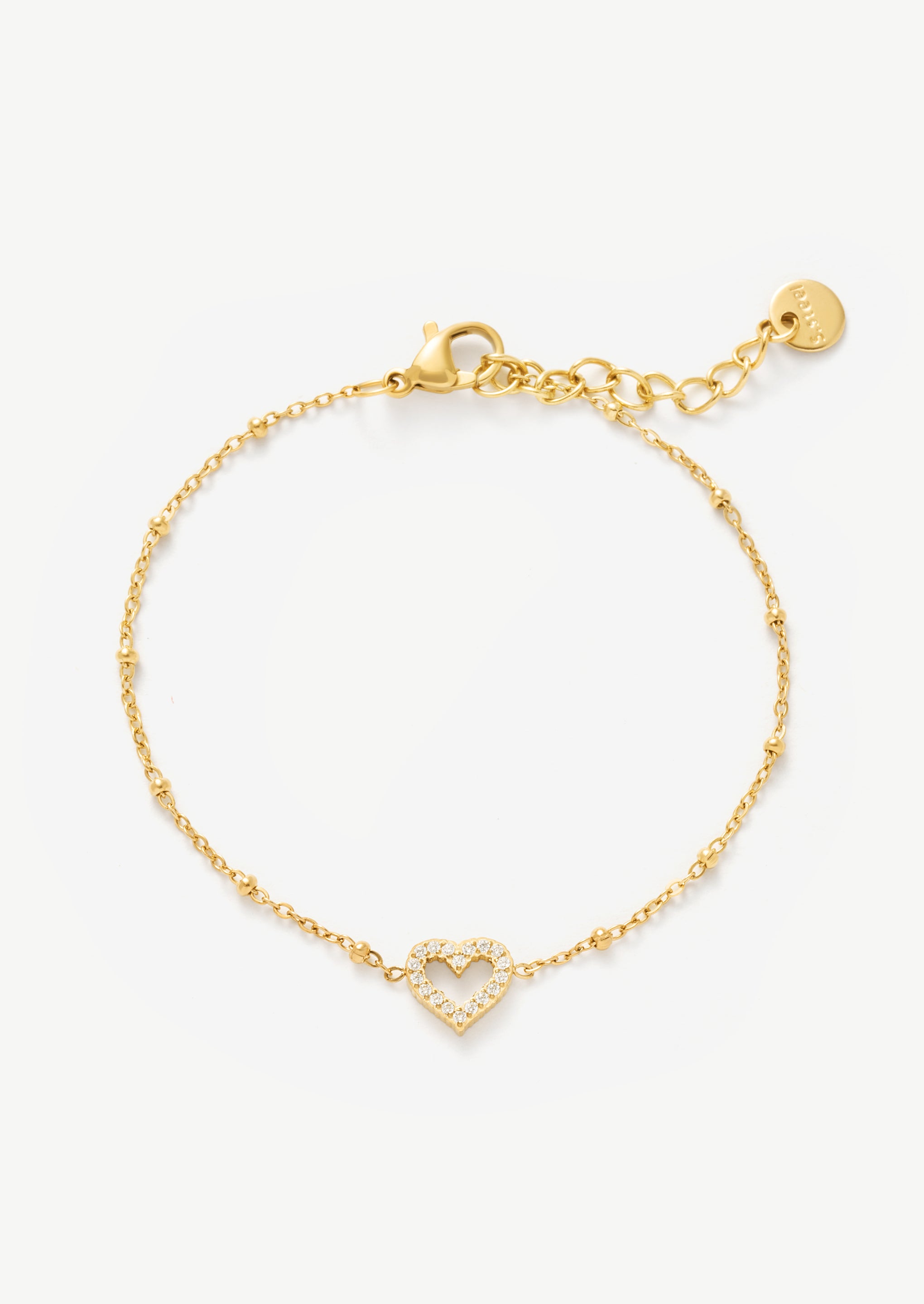 Pavé Heart Bracelet