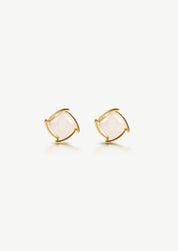 Square Swirl Stud Earrings