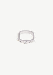 Square Pearl Ring