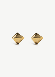 Geometric Cube Stud Earrings