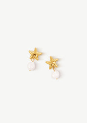 Starfish Pearl Earrings