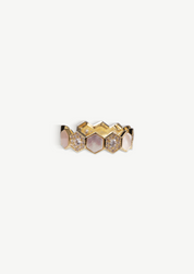 Shell Honeycomb Ring