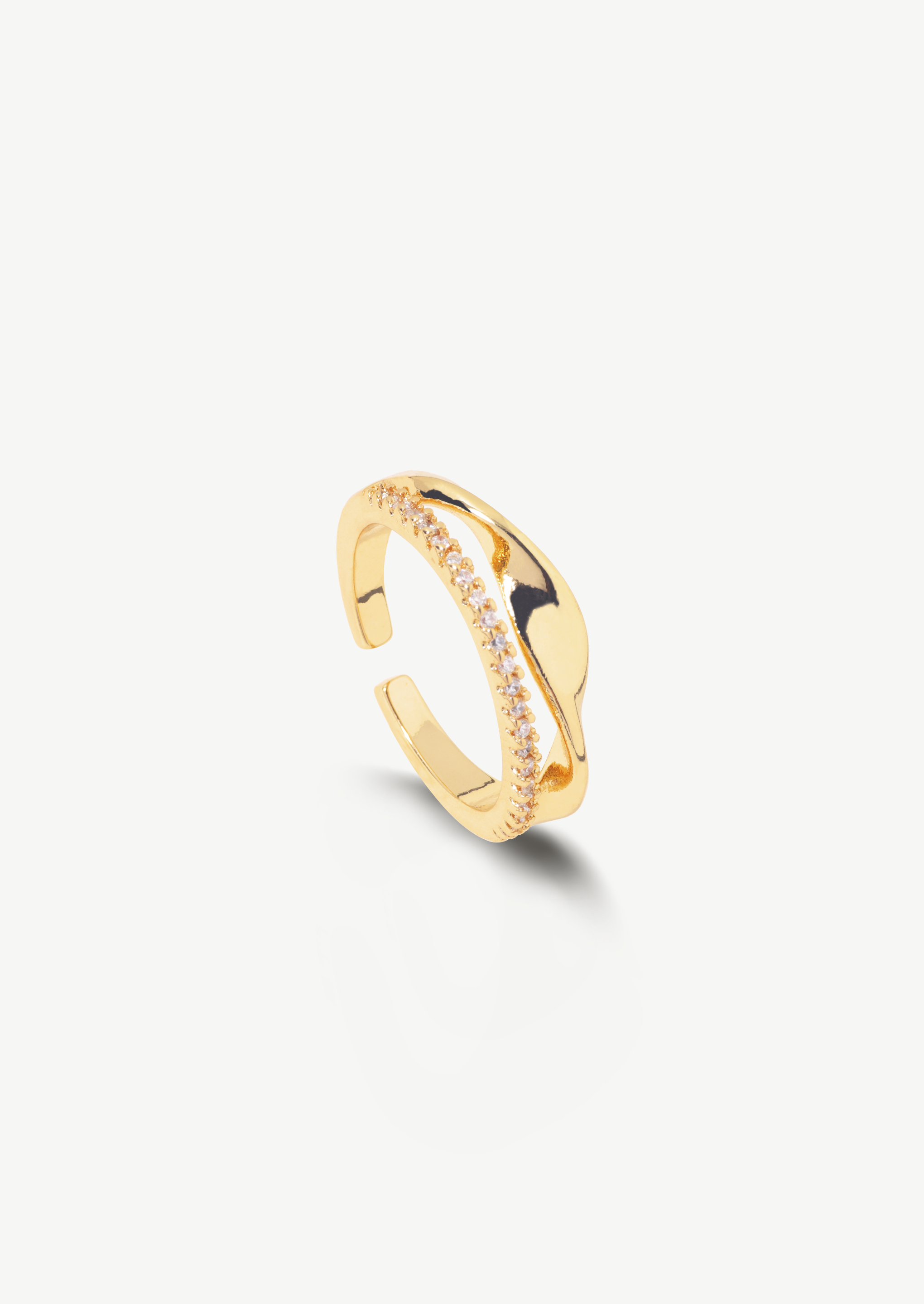 Squiggle Curve Ring