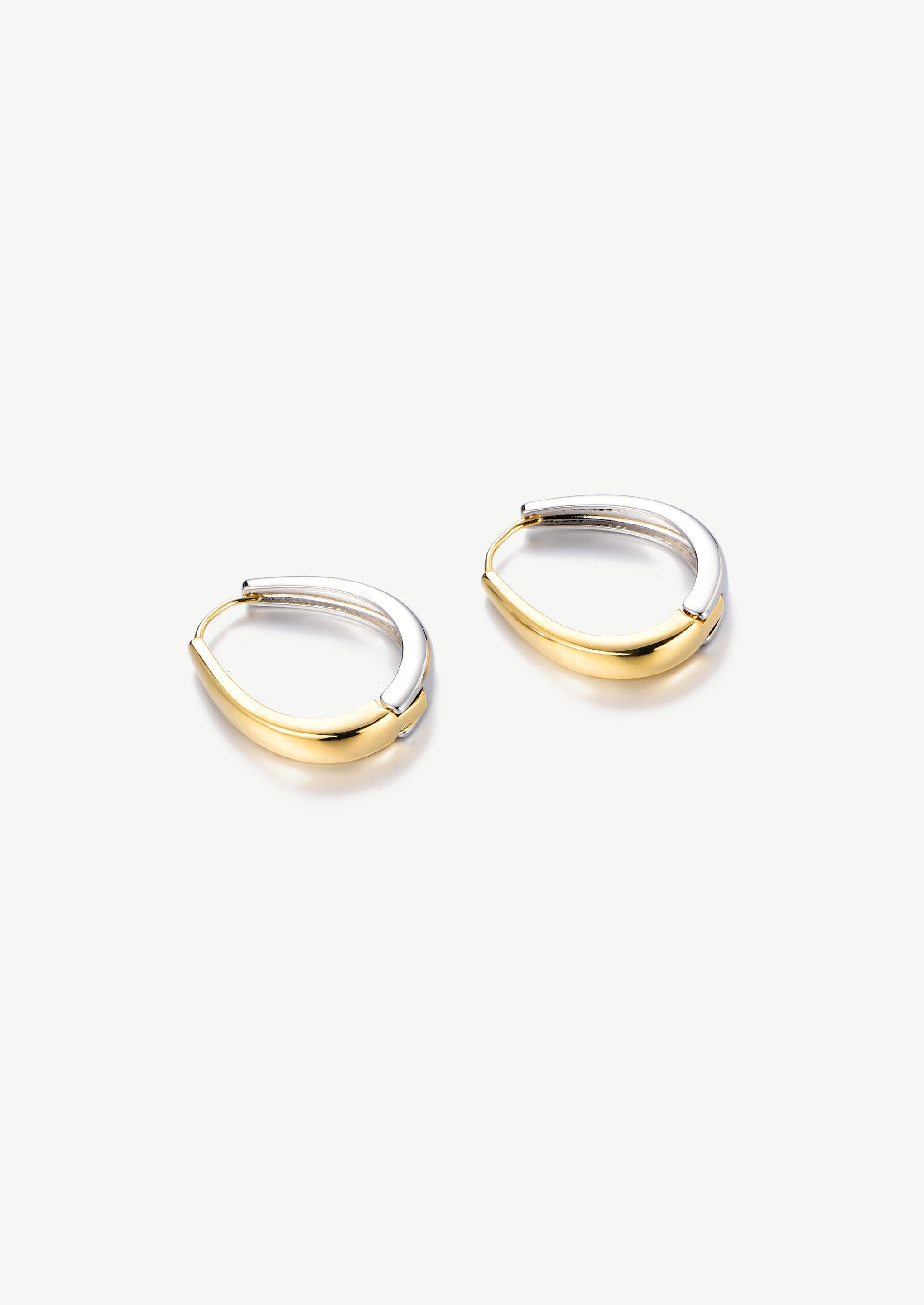 Duet Mixed Hoop Earrings