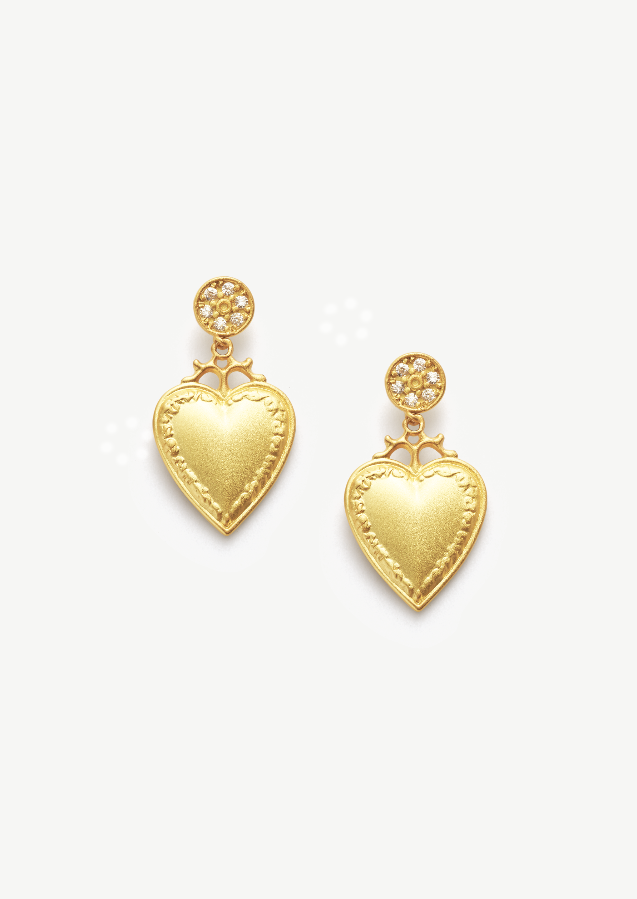 Heart Stud Earrings