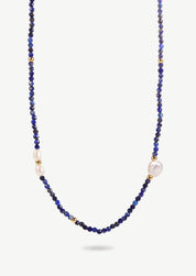 Mini Lazurite Beaded Necklace