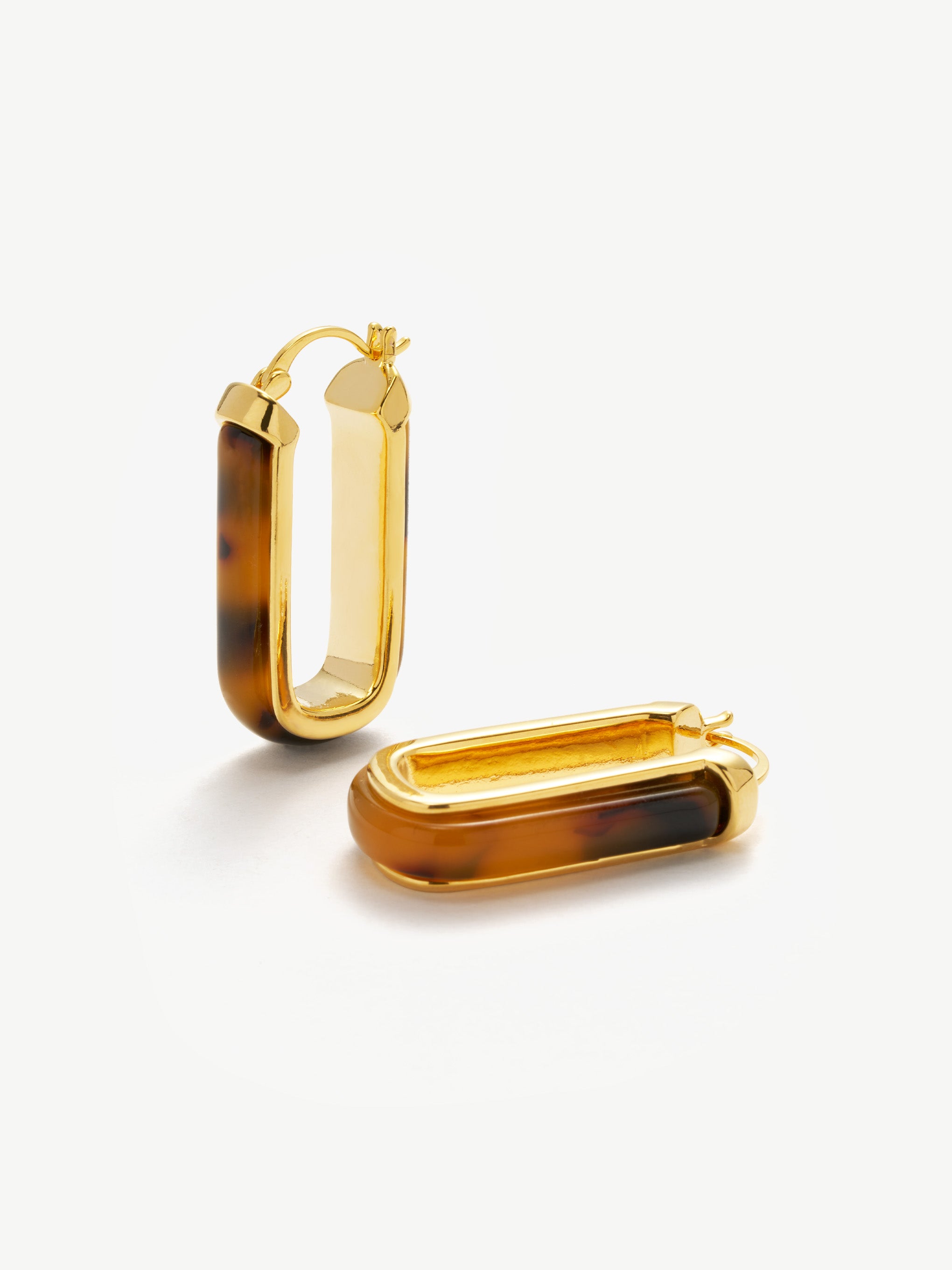 Gradient Square Hoop Earrings