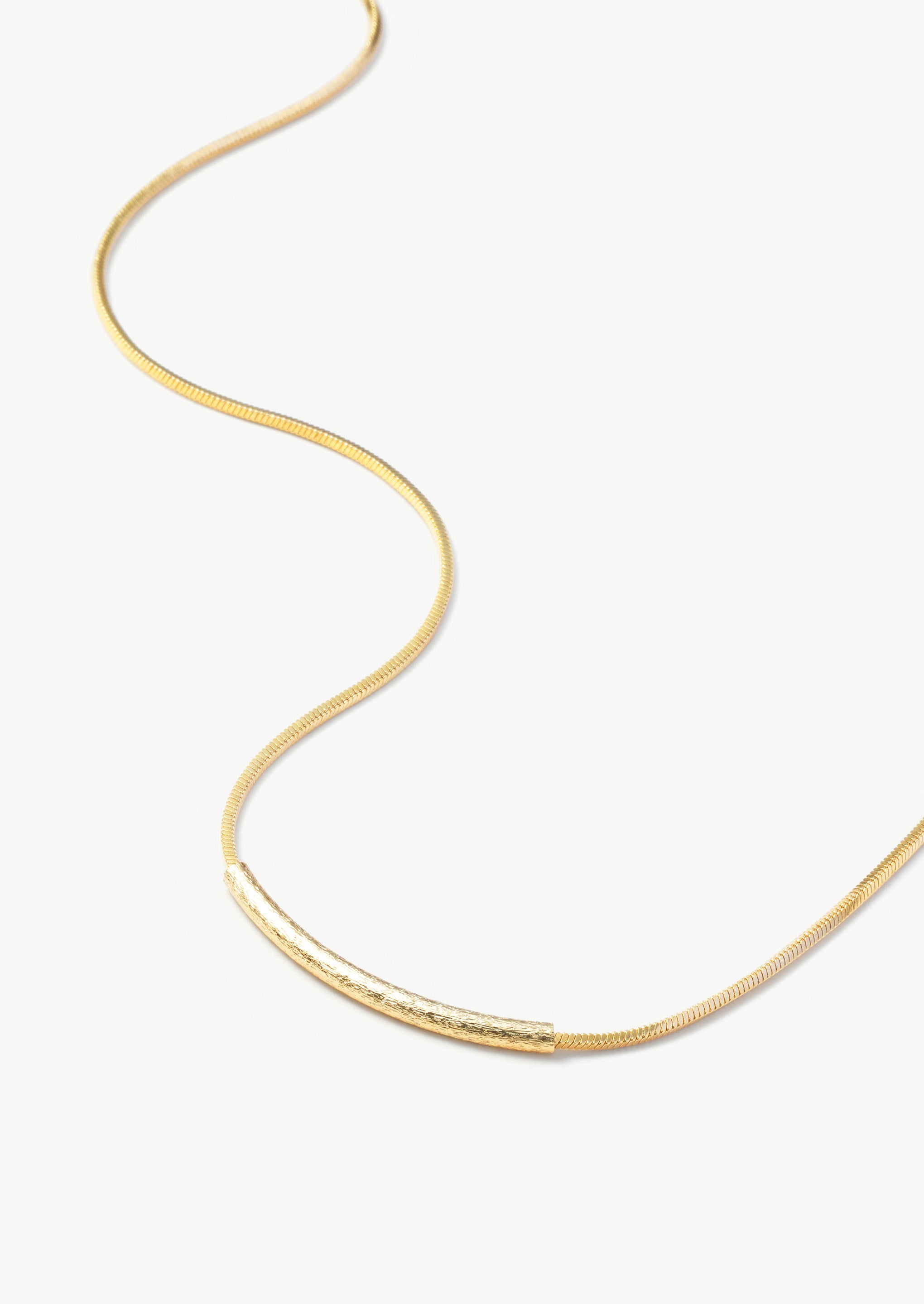 Klassische Halskette mit Stangenkette 