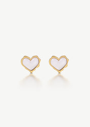 Shell Heart Earrings