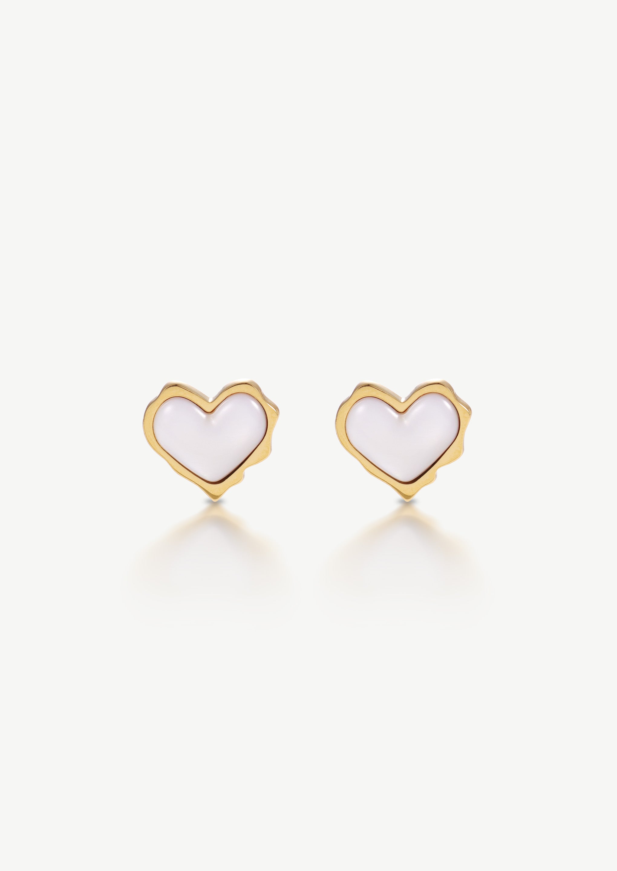 Shell Heart Earrings