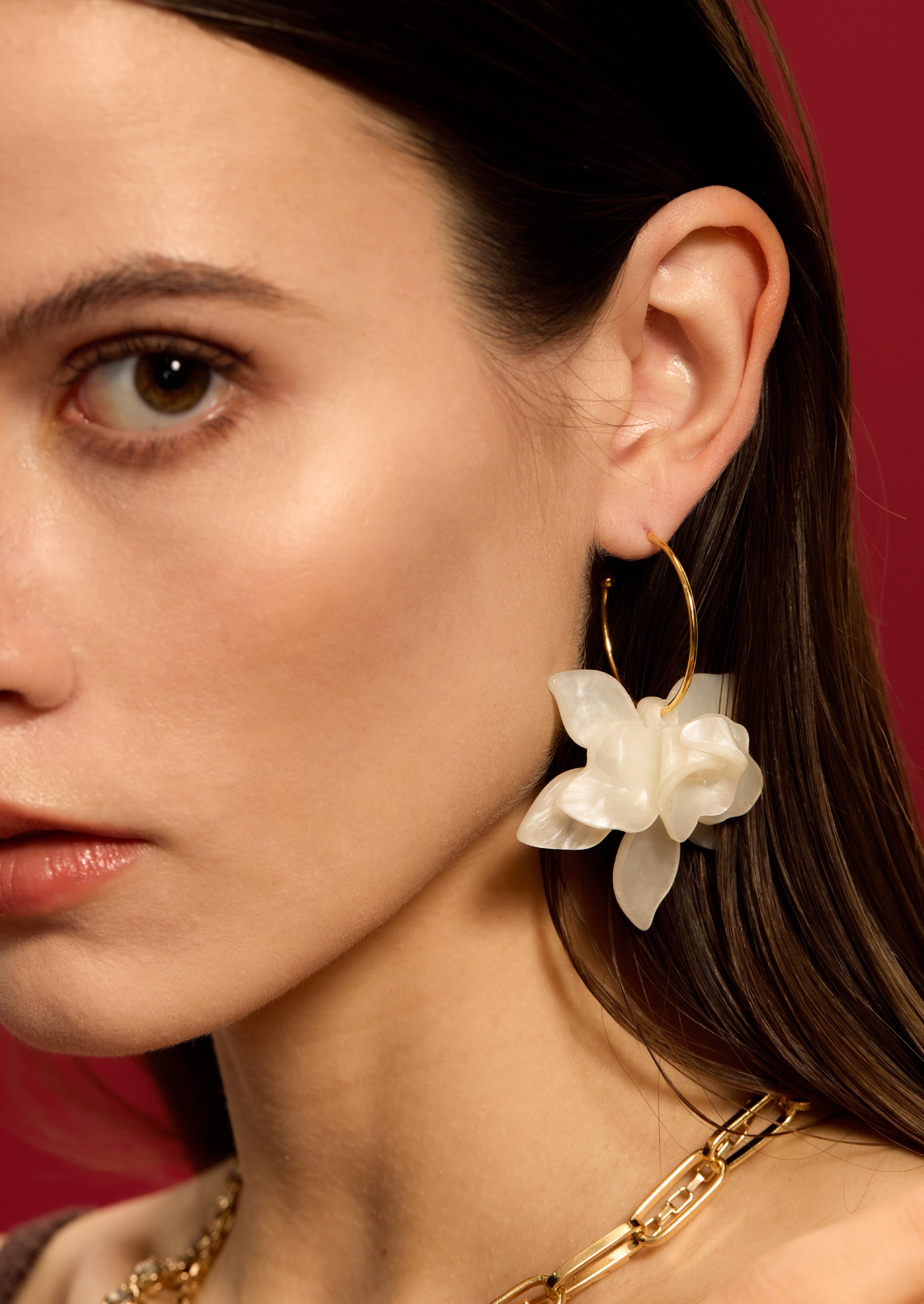 Blossom Hoop Earrings