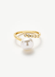 Pavé Pearl Ring