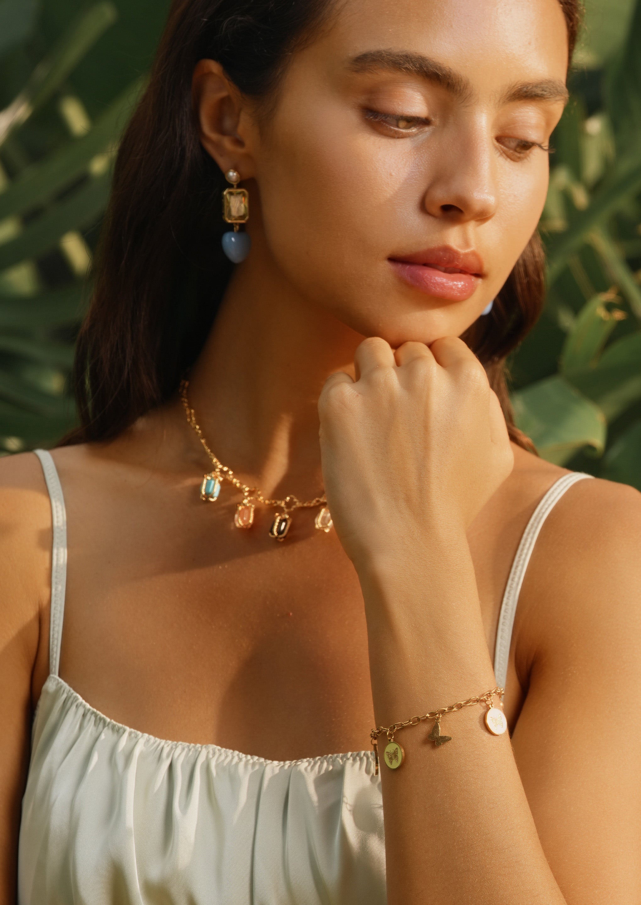Schmetterling Charm Armband
