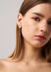 Heart Drop Earrings