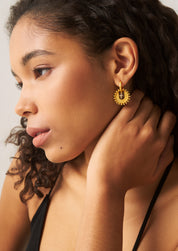 Sphere Hoop Earrings