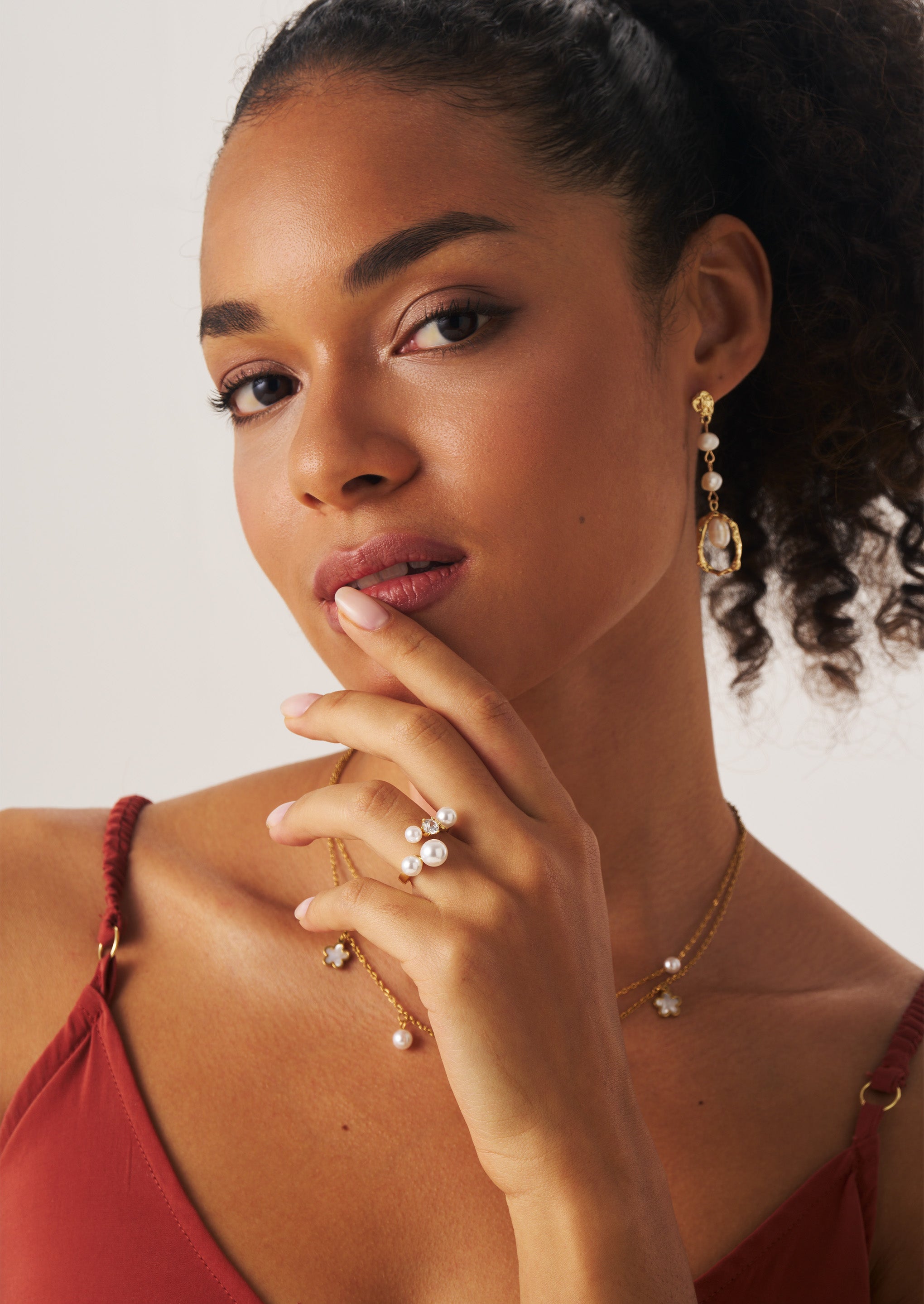 Pearl Gemstone Ring