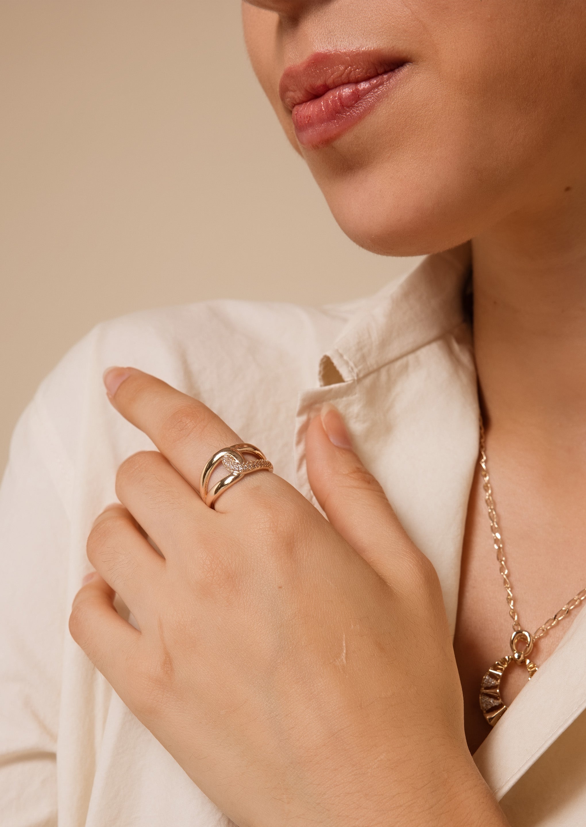 Pave Knot Ring