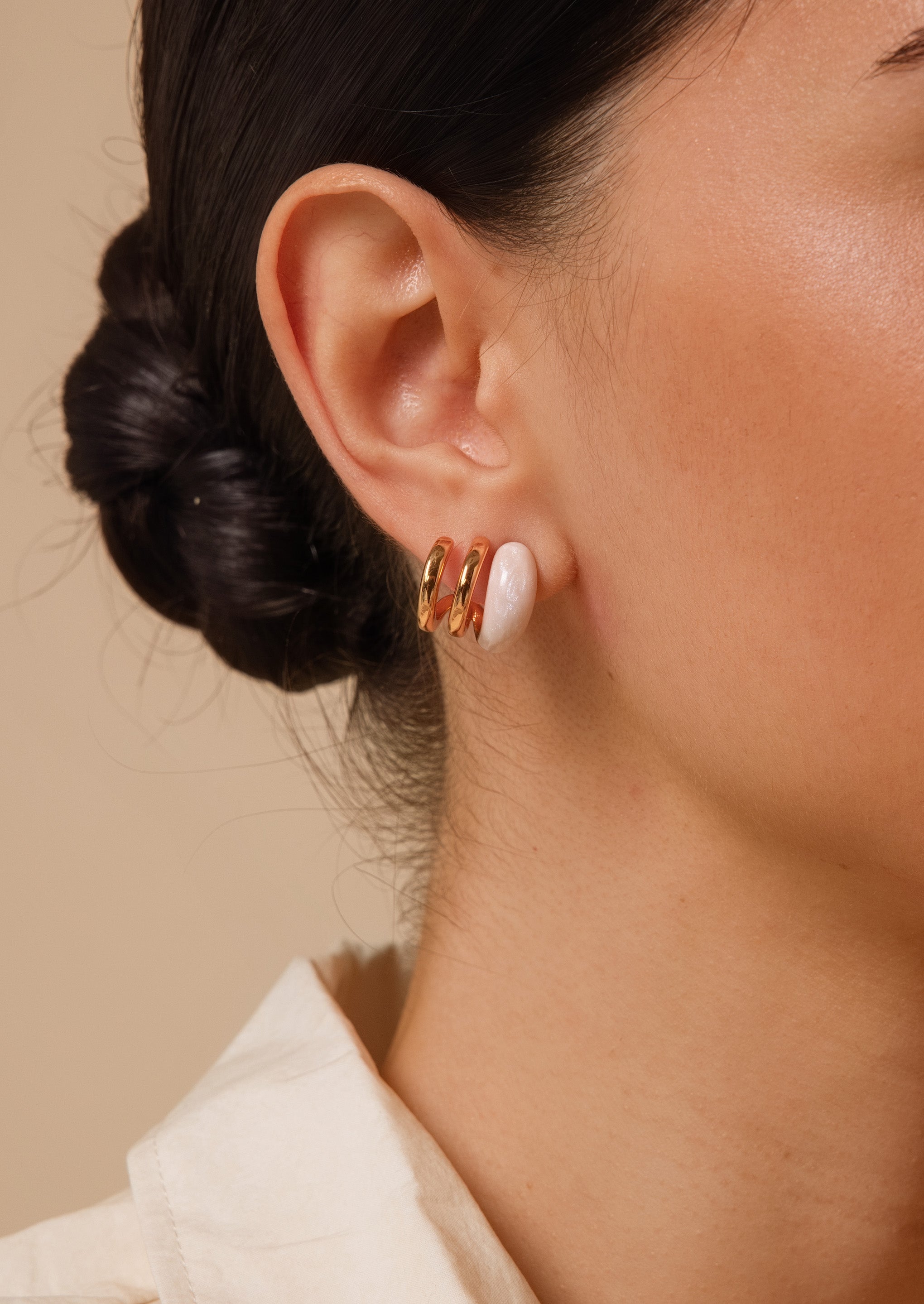 Coil Stud Earrings