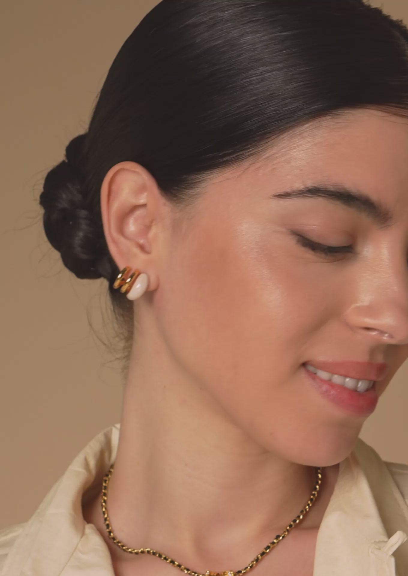Coil Stud Earrings