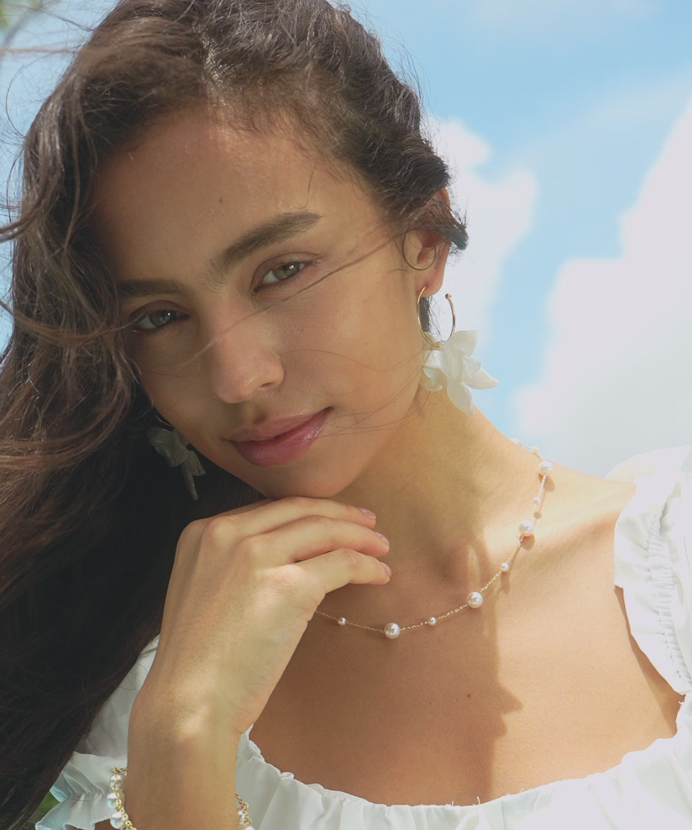 Blossom Hoop Earrings