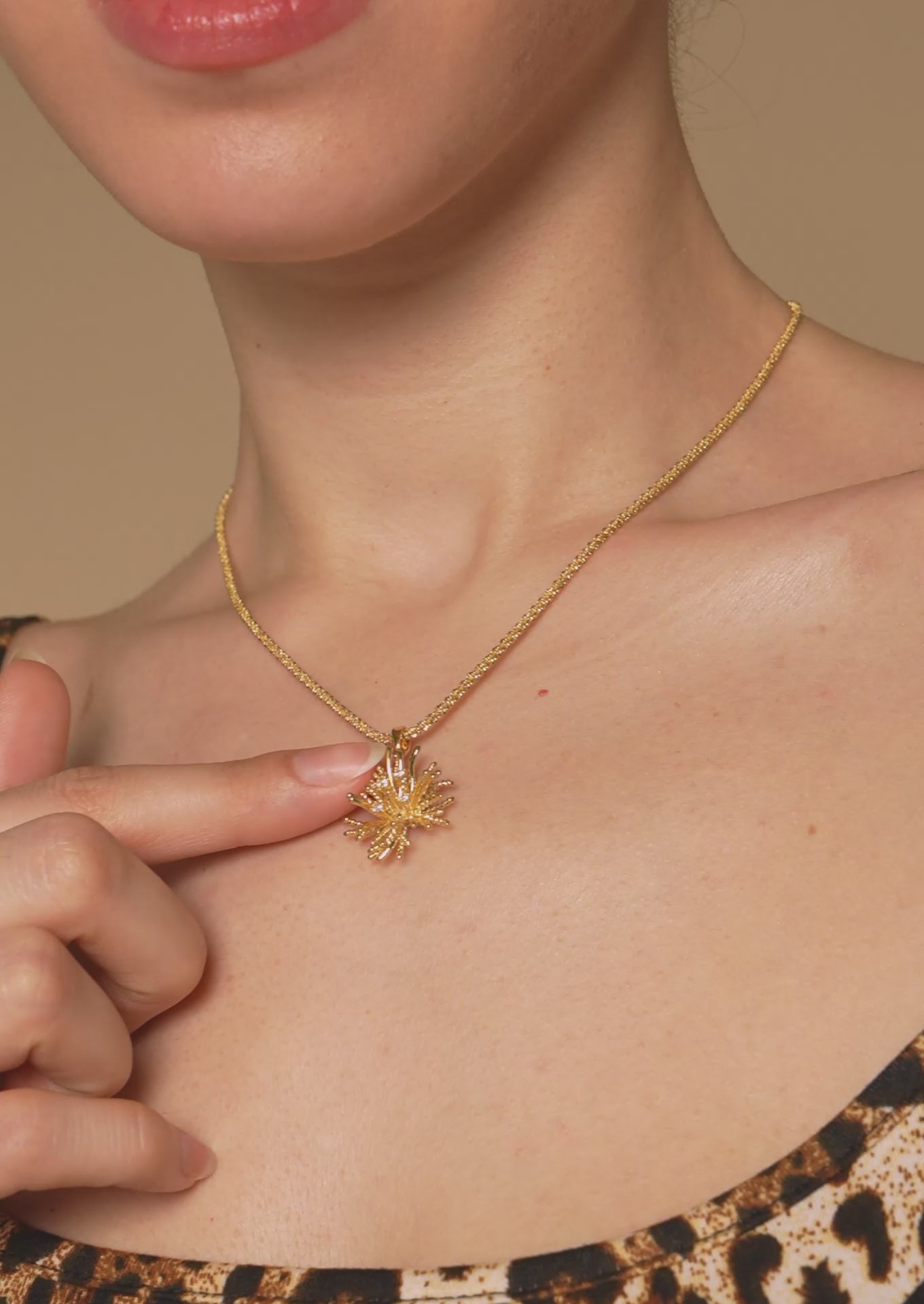 Stellar Starburst Pendant Necklace