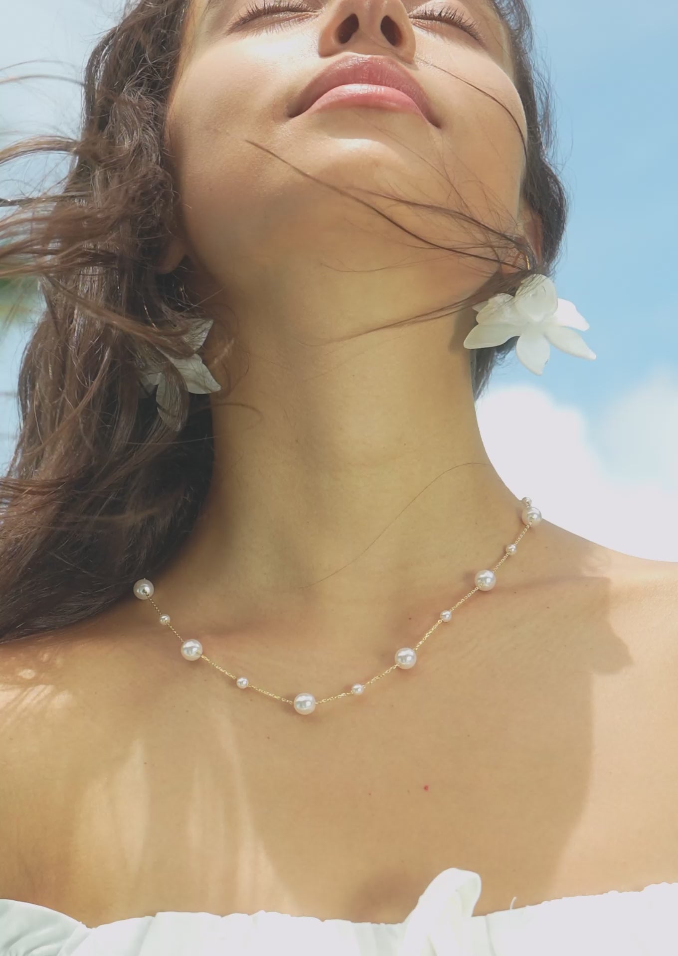 Pearl Station Necklace