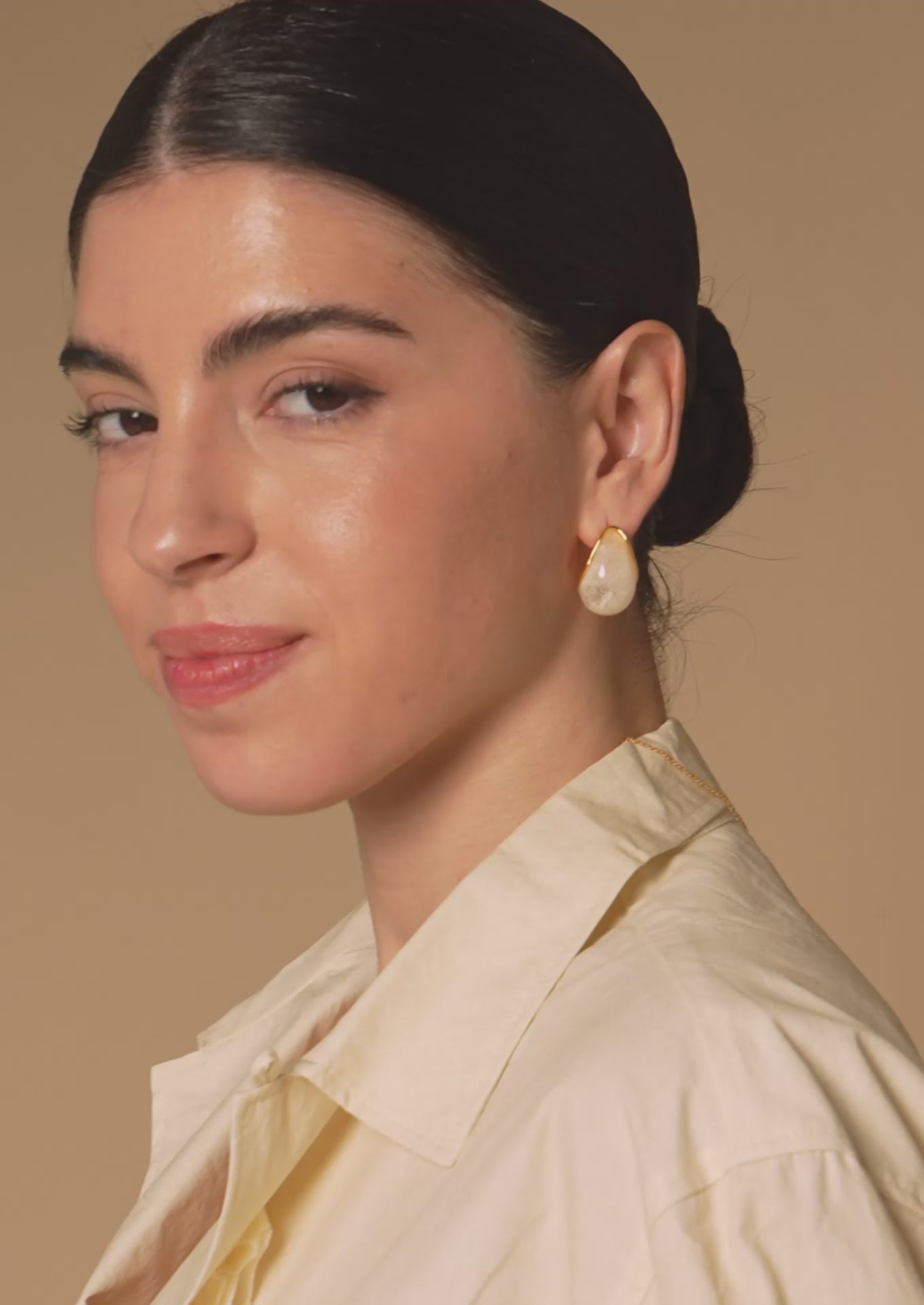 Teardrop Hoop Earrings