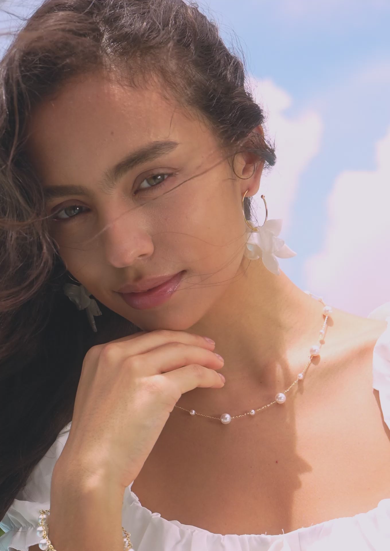 Blossom Hoop Earrings
