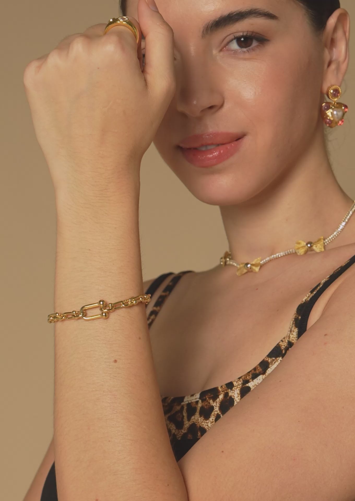 Statement Link Bracelet